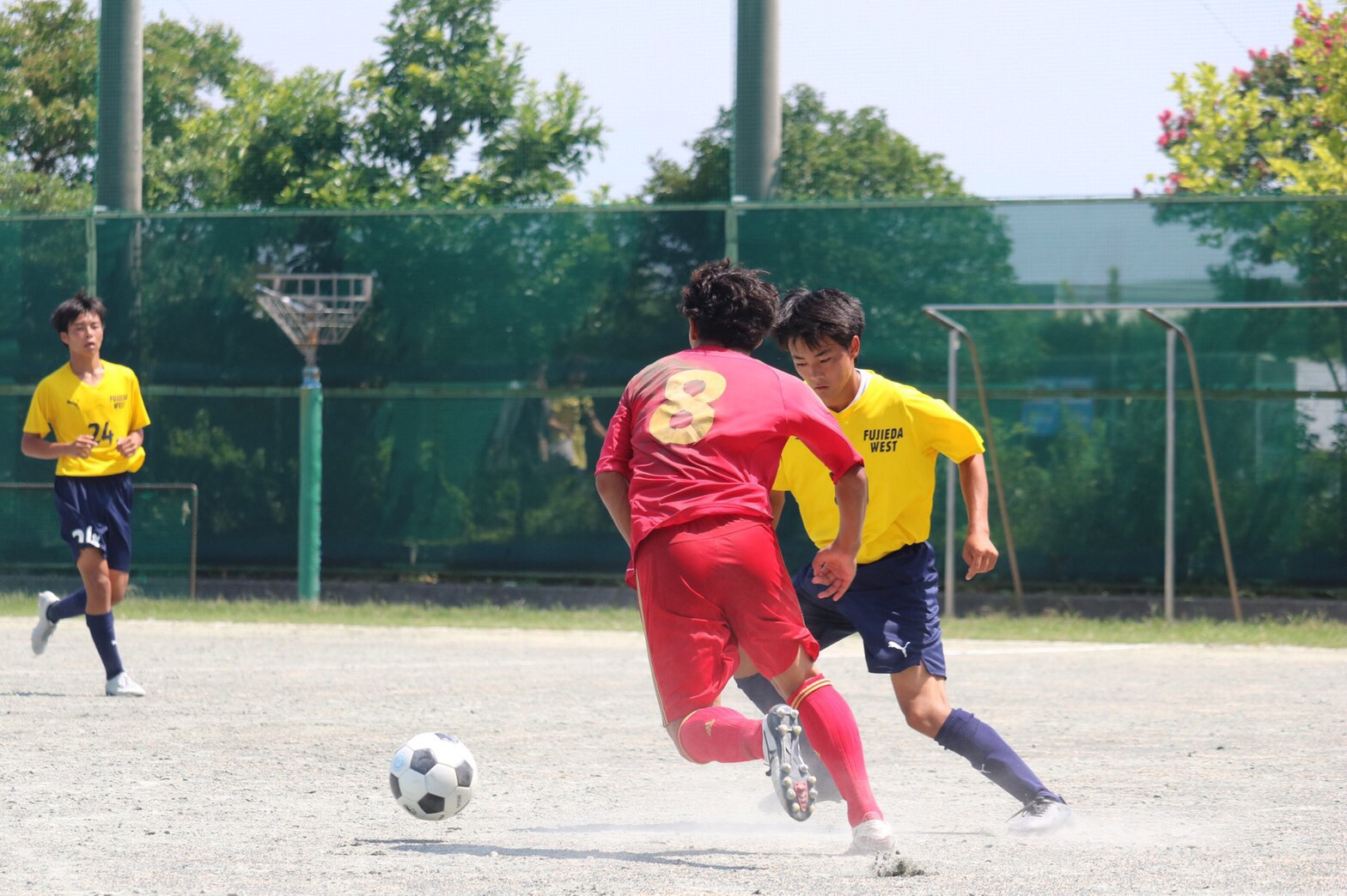 サッカー部 中部リーグ19 Vs藤枝西ｂ 城南静岡高等学校 中学校