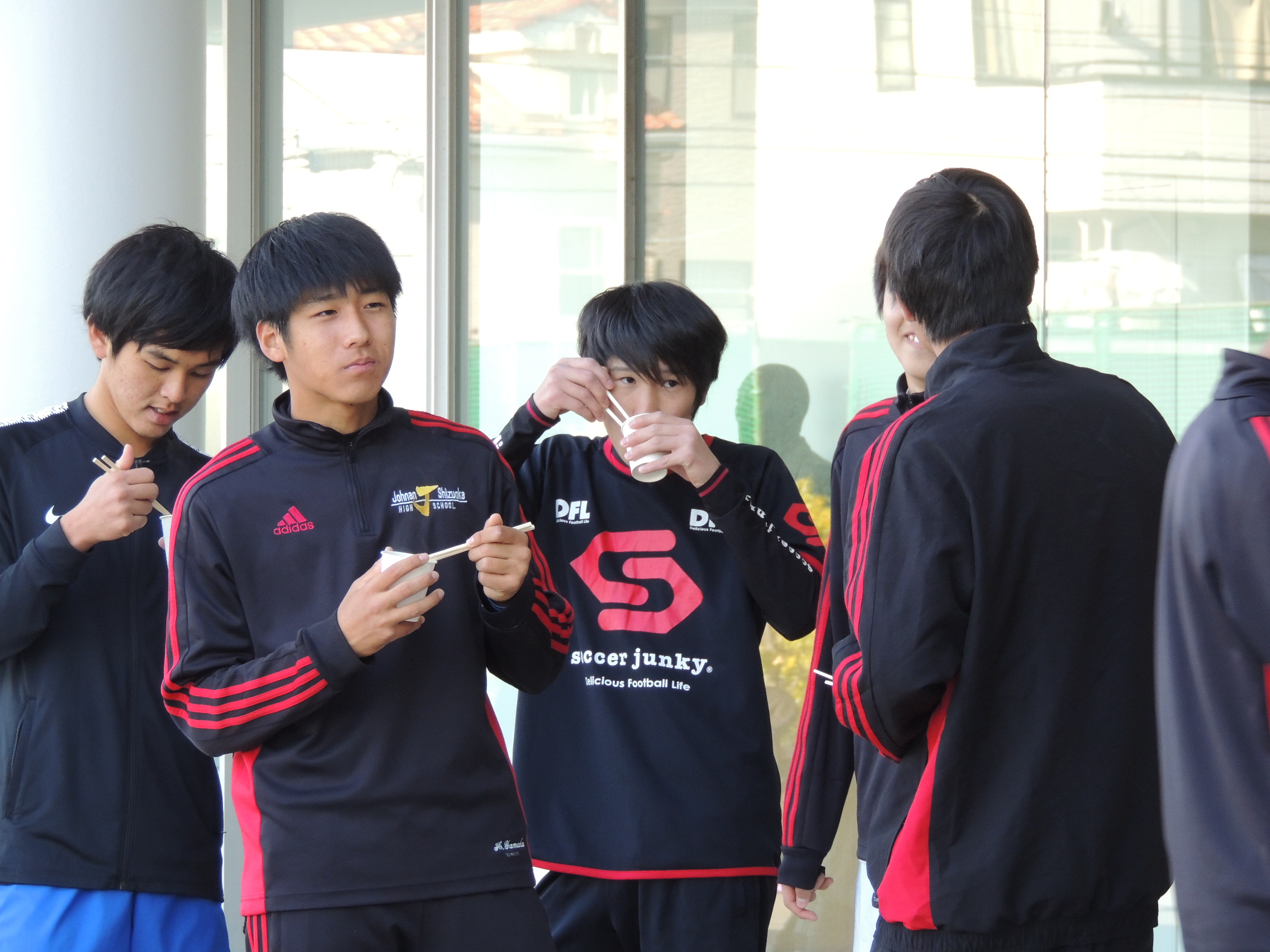 サッカー部 年初蹴り 初詣 城南静岡高等学校 中学校